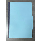 3 Partition Folder Legal Blue