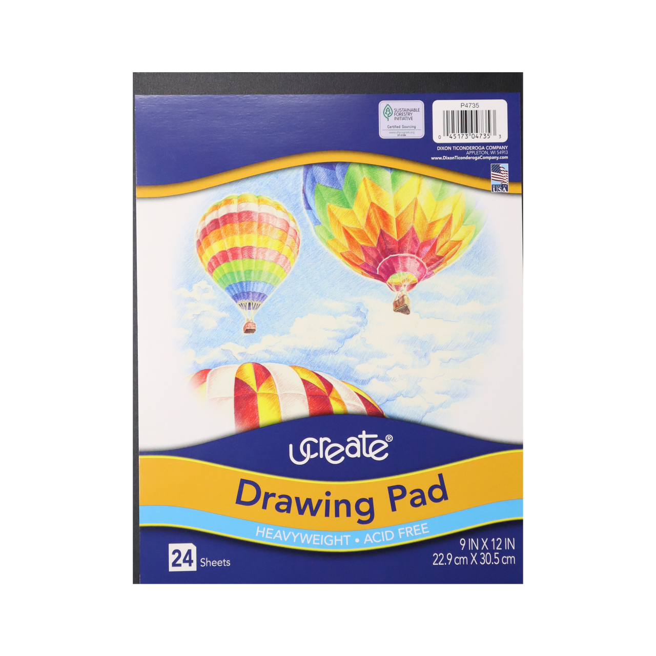 DRAWING PAD 9X12 24 CT