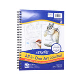 UCREATE® ALL-IN-ONE ART JOURNAL WHITE 12''X9'' 60