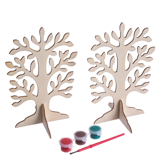WOODEN PAINTING SET | TREE