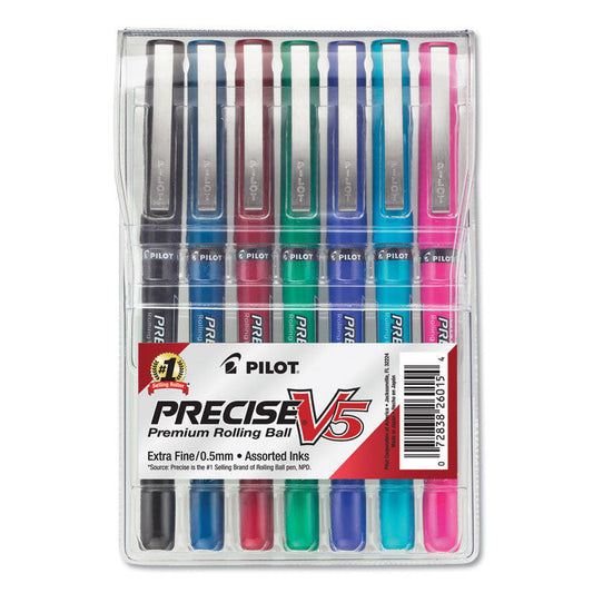 PRECISE V5 EXTRA FINE ASSORTED COLORS PQ.7