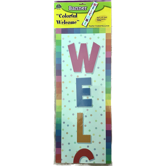 Colorful Welcome Banner