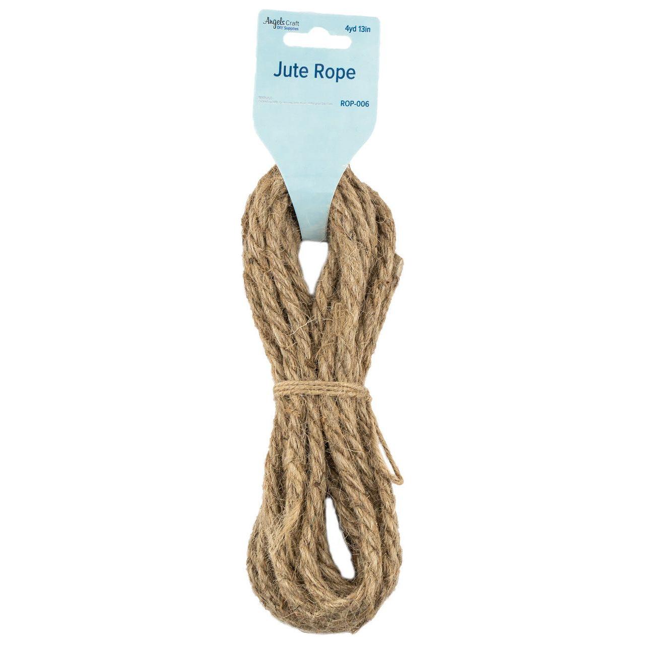 JUTE ROPE NATURAL 1/4" 4YD