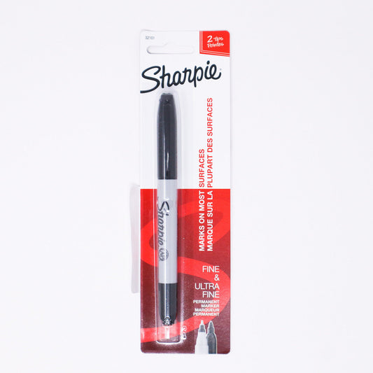 SHARPIE BLACK TWIN TIP