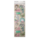VINTAGE GARDEN 3D STICKE 13 PC