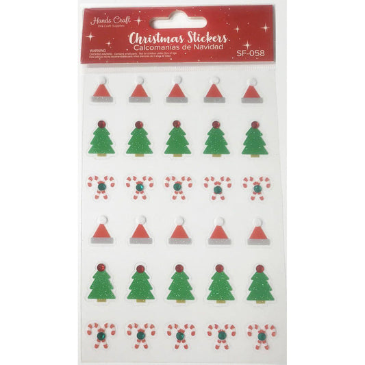 CHRISTMAS ELEMENT STICKER 30 PC