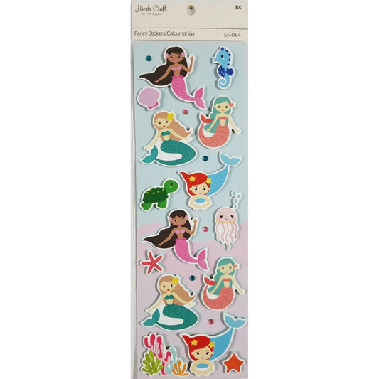 MERMAID 3D STICKER 15 PC