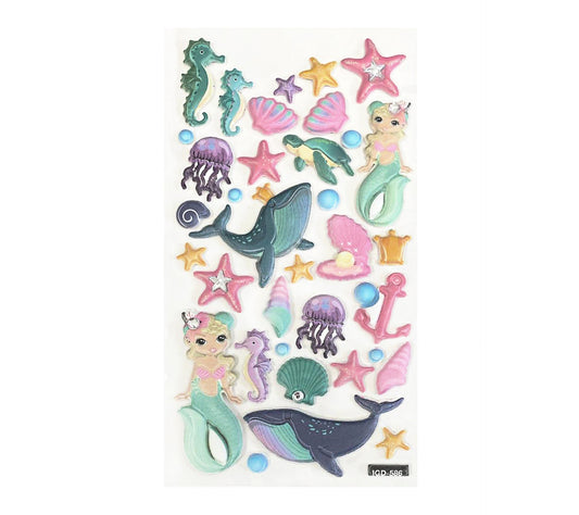 PUFFY STICKER- SEA LIFE