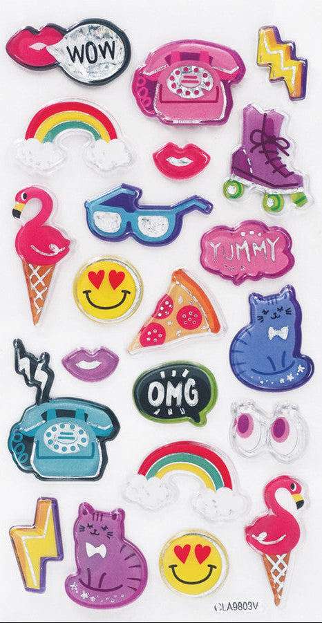 POXY STICKERS | RETRO VIBES