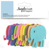 FELTIE FELT ELEPHAN SHAPE 9 PC