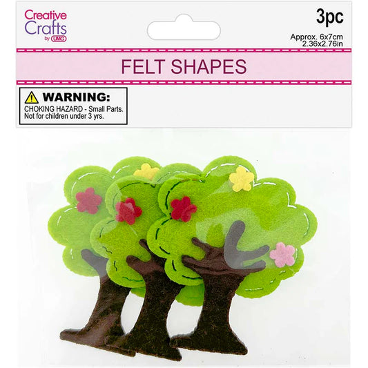 Felt Flower Tree | 3pc | 6x7CM