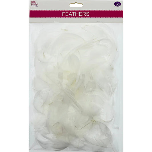 Feathers | 5-8cm | 5g | White