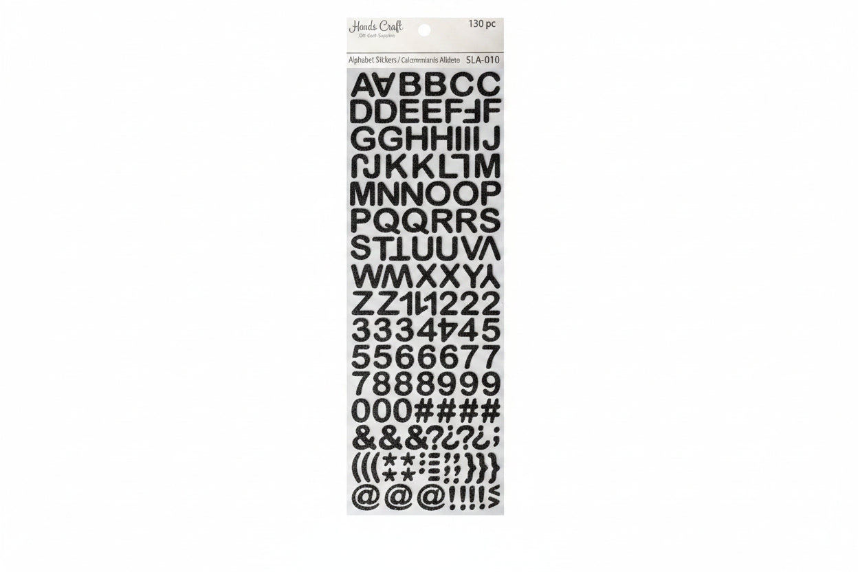 ALPHABET STICKERS GOLD 130 PC (Copy)