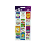 STICKER MINI TEACHER POSTERS 12PCS