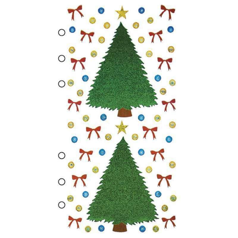 CHRISTMAS TREE STICKERS