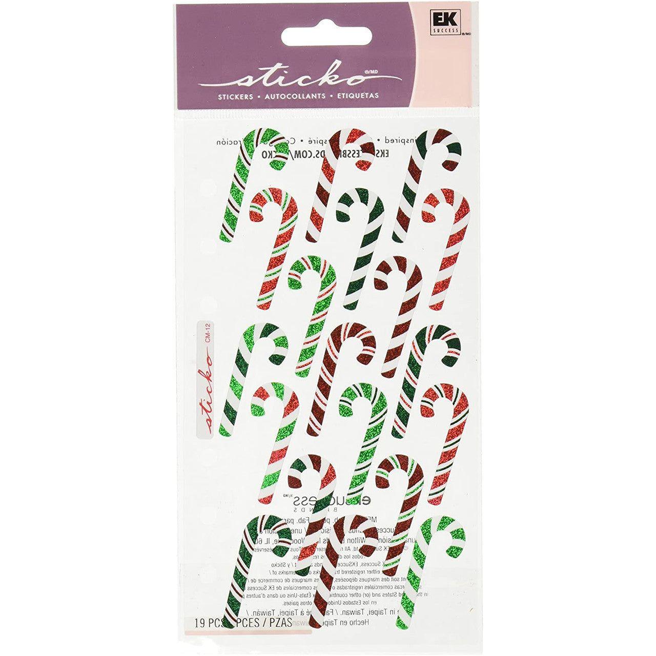 CHRISTMAS CANDY CANES STICKES