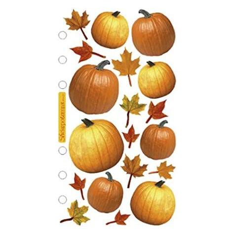 AUTUMN PUMPKINS STICKERS 19PCS
