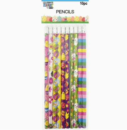 Pencil w/eraser | 10pk | 7.37in
