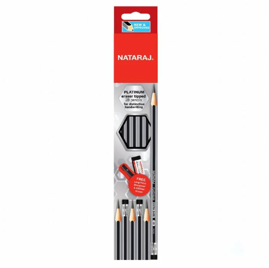 LAPIZ PLATINUM RUBBER TIPPED EXTRA DARK #2B