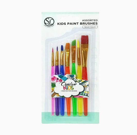 The Supply Line | Kids Paint Brushes | 7 Pcs.