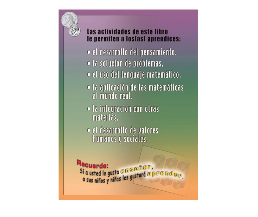 Cuaderno Matemáticas Integral 1er Grado