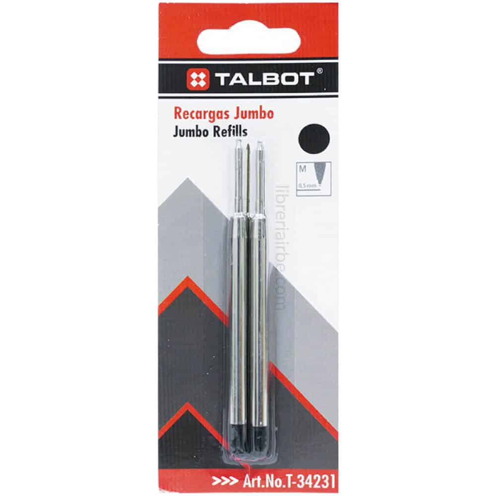 JUMBO REFILL, BLISTER X 2 UNIDADES, NEGRO
