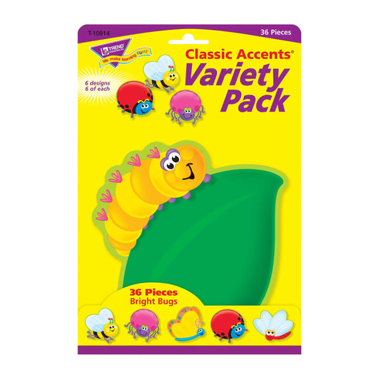 Bright Bugs Variety Accents Pack 36 pcs