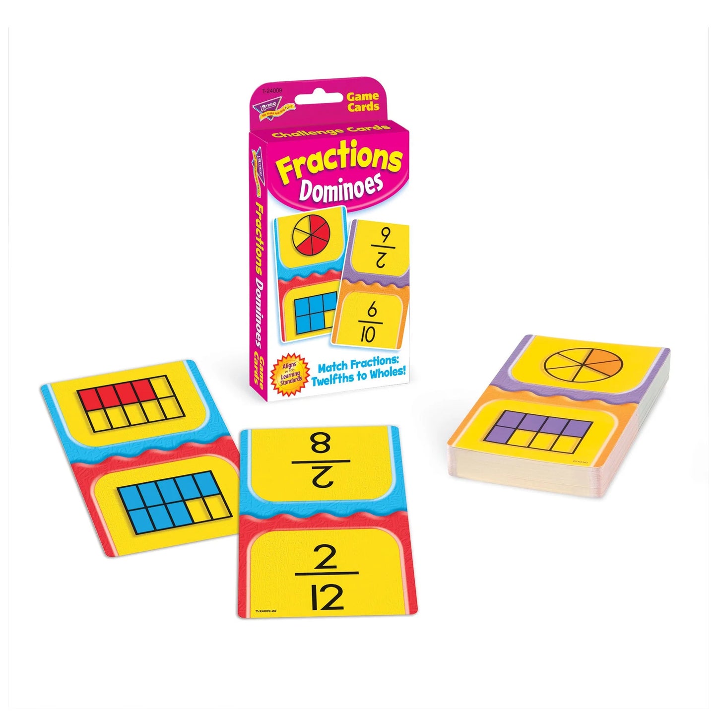 FRACTIONS DOMINOES CHALLENGE CARDS