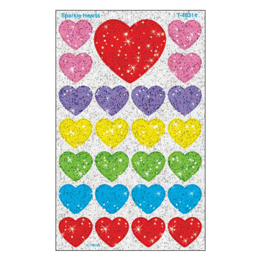 SPARKLE HEARTS S/SHAPES