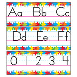 Jigsaw Alphabet Line Manuscrip