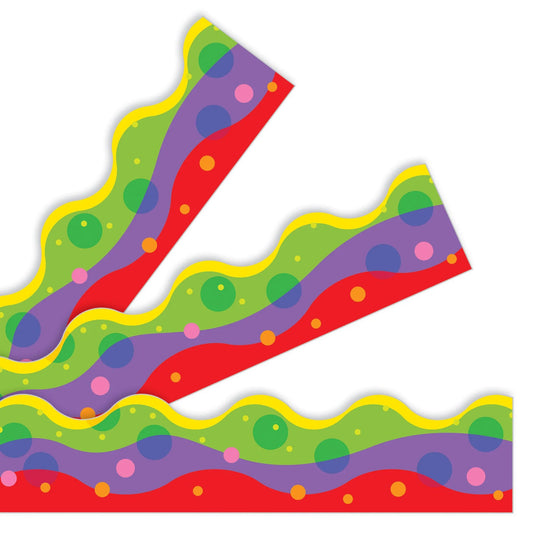 WAVY BUBBLES TERRIFIC BORDER