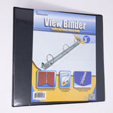 HARD VIEW BINDER 3" BLACK