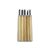 WOOD CARVING SET 5 PC