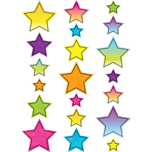 Brights 4Ever Stars Accents - Assorted Sizes 60 Pcs