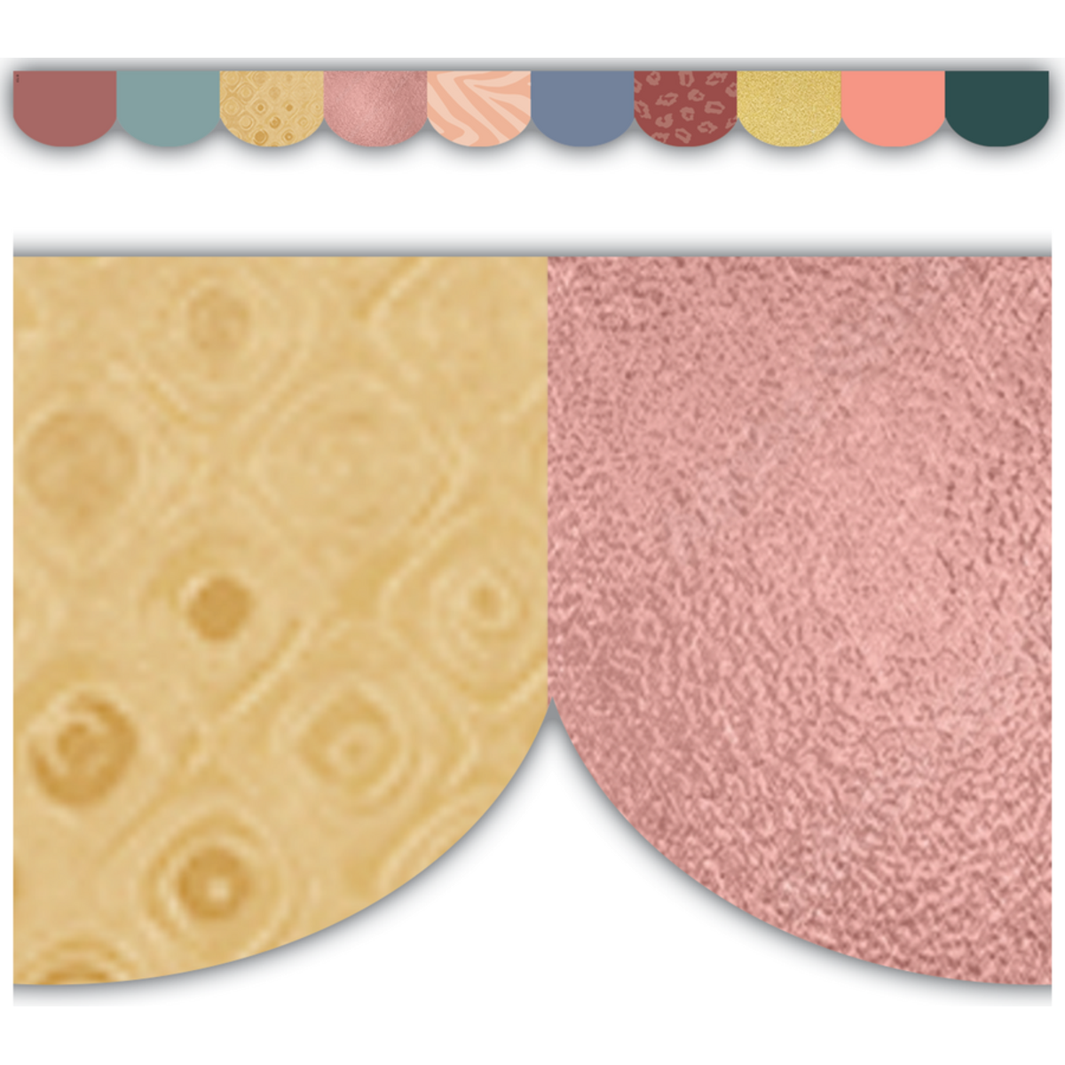 Wonderfully Wild Scalloped Die-Cut Border Trim