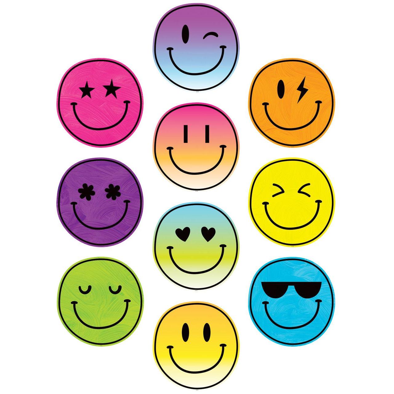 Brights 4Ever Smiley Faces Accents 30 pcs