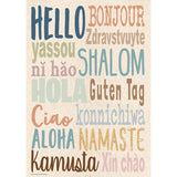 Everyone is Welcome Hello Positive Poster 13x19