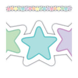 Pastel Pop Stars Die-Cut Border Trim