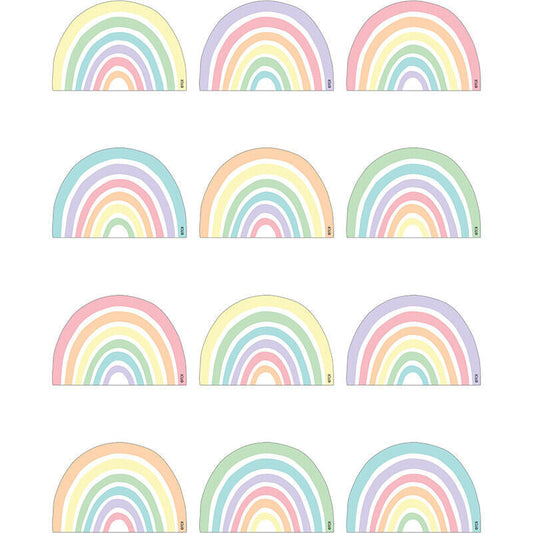 Pastel Pop Rainbows Mini Accents 36 pcs
