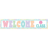 Pastel Pop Welcome to Our Class Banner 8''x39''