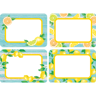 LEMON ZEST NAME TAGS