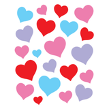 Charming Hearts Stickers 120 stikcers