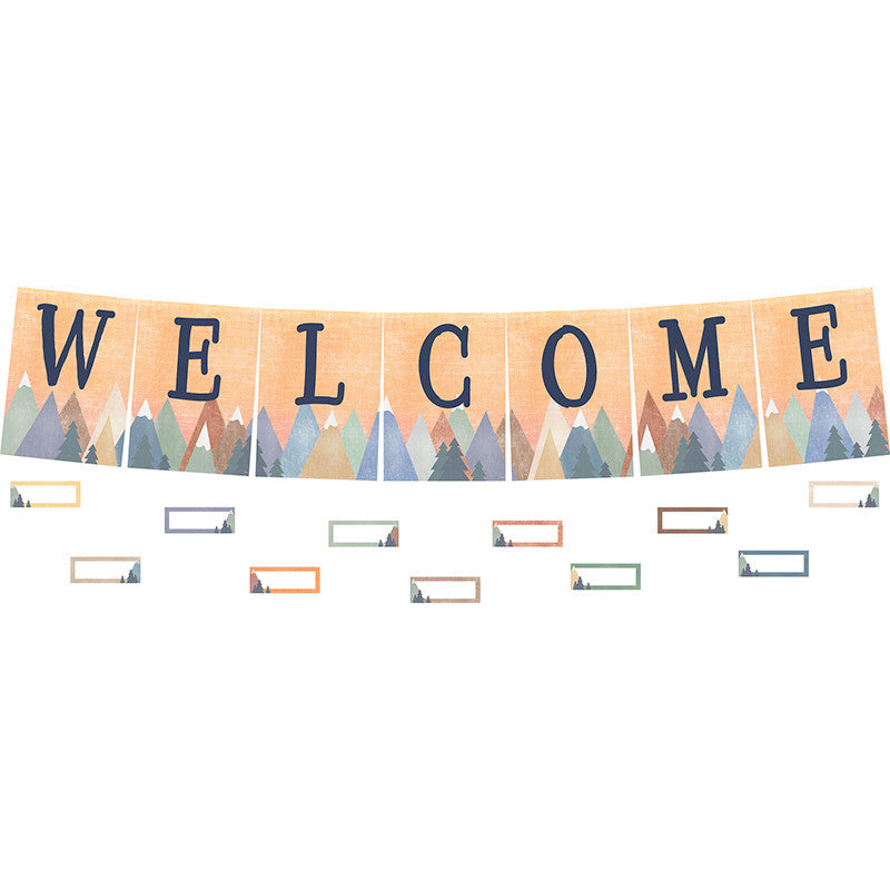 Moving Mountains Welcome Bulletin Board