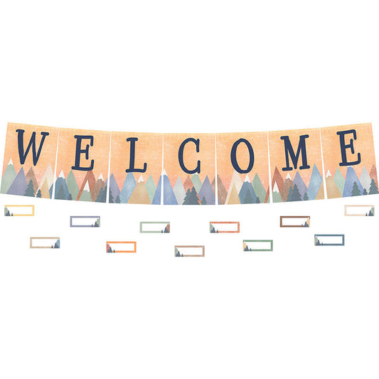 Moving Mountains Welcome Bulletin Board