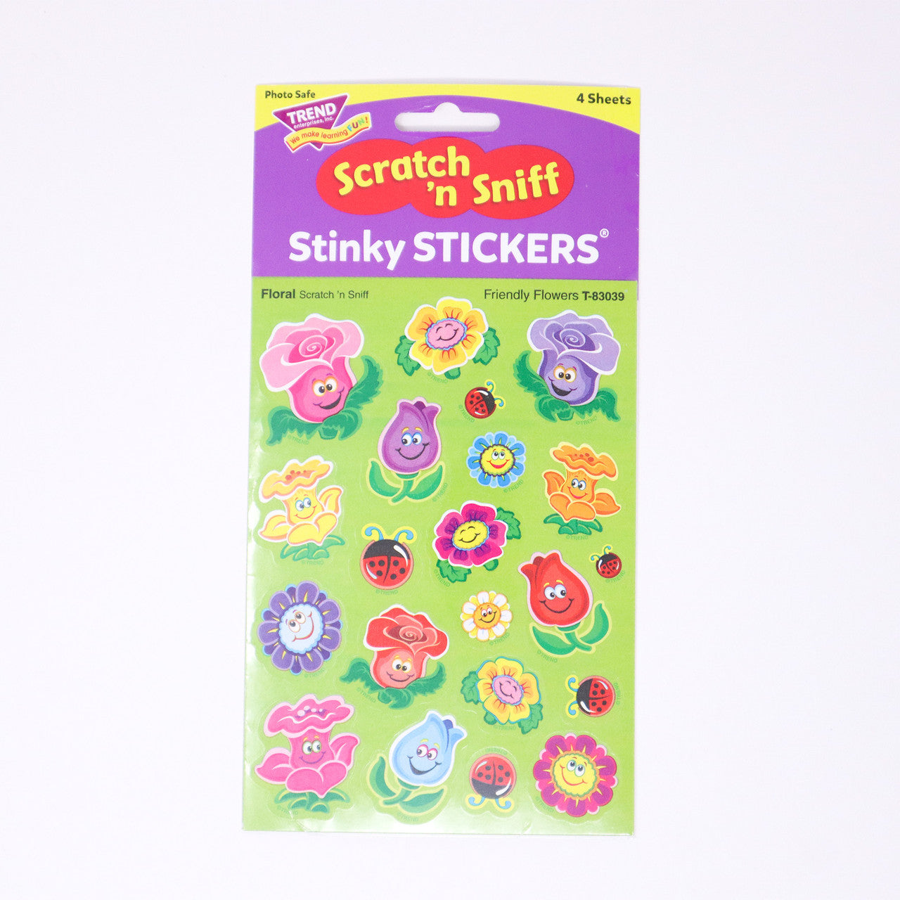 Friendly Flowers, Floral scent Scratch 'n Sniff St