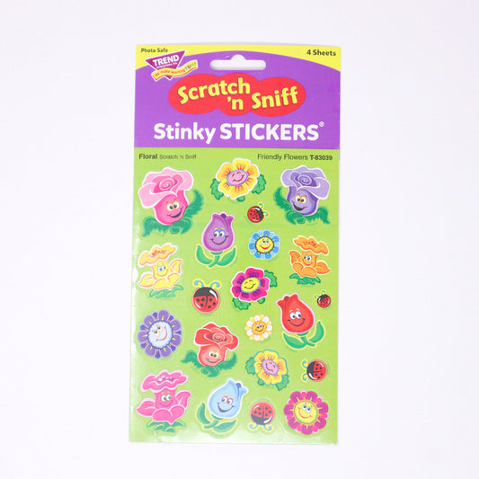 Friendly Flowers, Floral scent Scratch 'n Sniff St