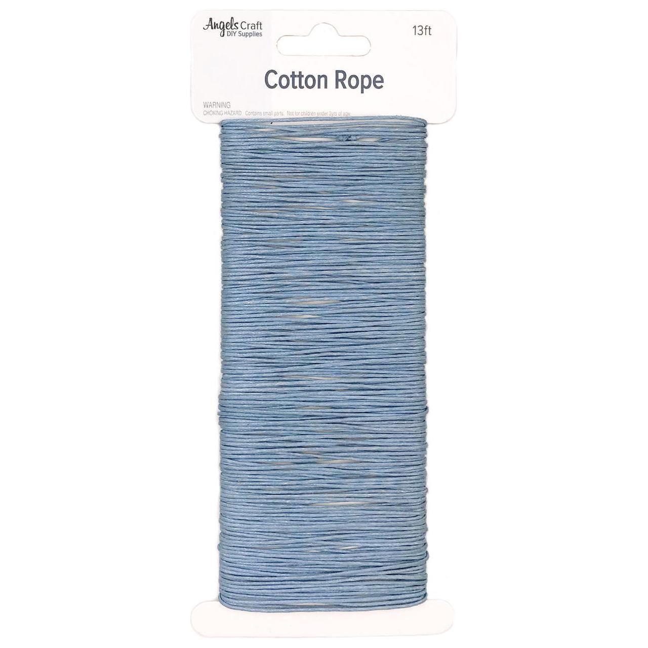 WAX COTTON ROPE BLUE