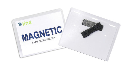 Magnetic Style Name Badge Kit, 4 x 3, 20/BX