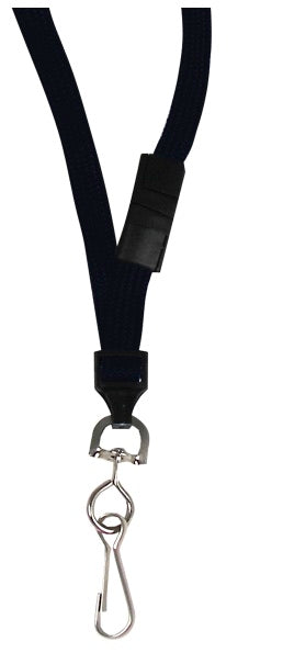 Breakaway Lanyards, Black, Swivel Hook, 12/BX