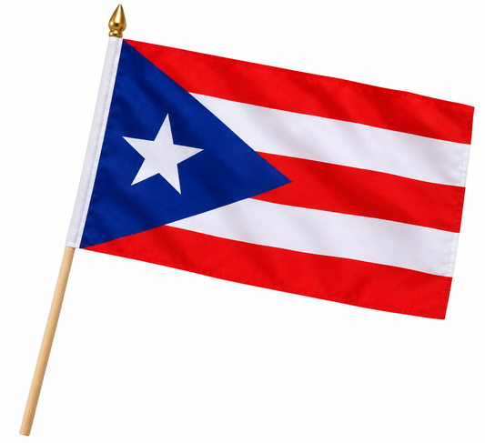 BANDERA PUERTO RICO 4X6 AZUL OSCURO